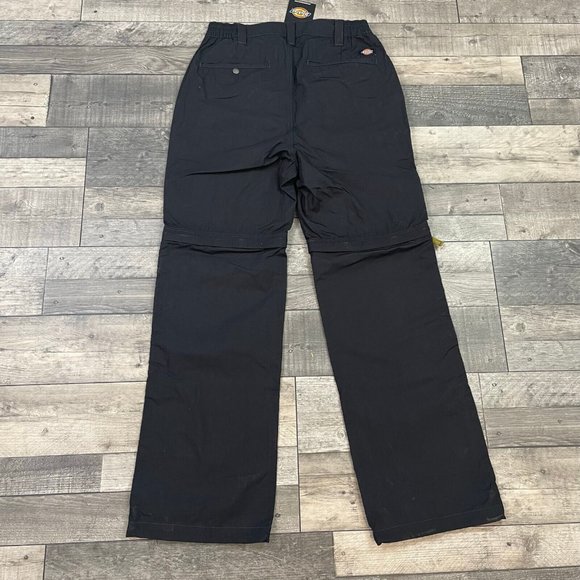 Dickies Mens Pacific Pants Trousers W31 Black Zip Off Shorts Cargos Util… - Picture 2 of 13